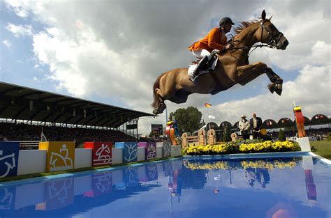 Jeroen Dubbeldam And Bmc Up And Down In The Jumping Competition At The 2006