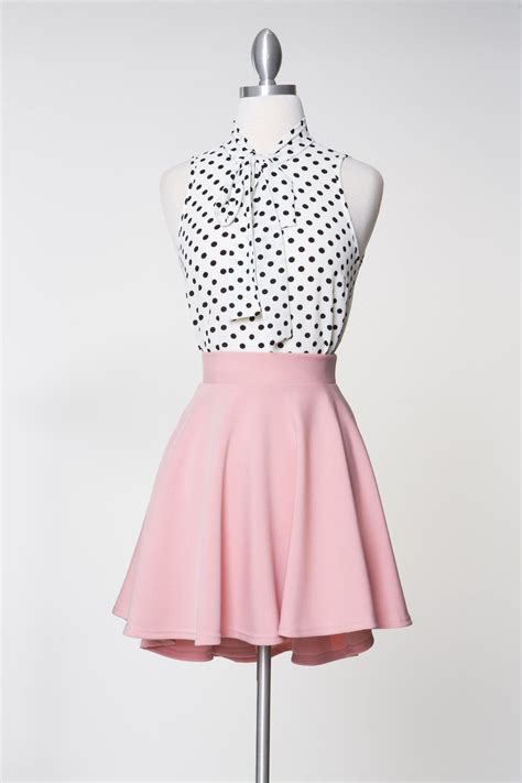 Viv Skater Skirt Light Pink Large Light Pink In 2021 Cute Skirt