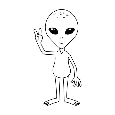 How To Draw An Alien Step By Step
