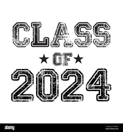 Class Of 2024 Vector Tshirt Design Stock Vector Image And Art Alamy