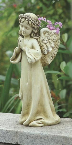 Praying Angel Planter Garden Statue 16h