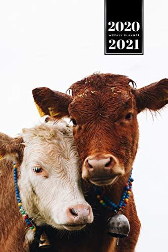 Cow Cattle Farming Farmer Week Planner Weekly Organizer Calendar 2020