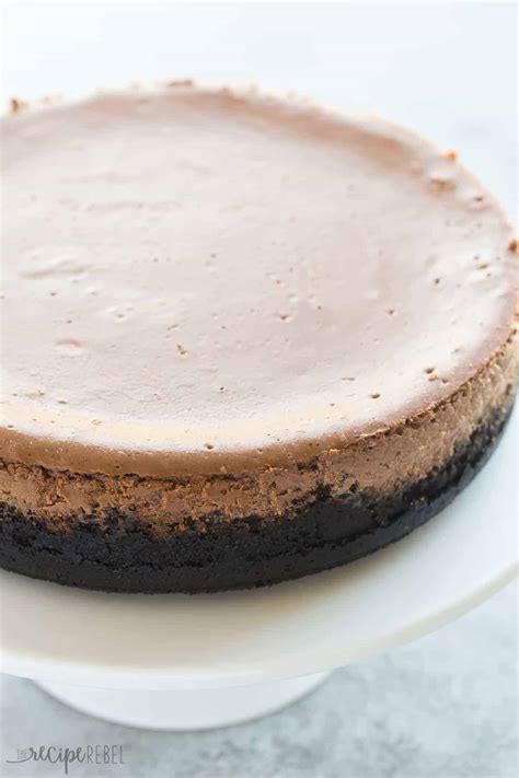 Be the first to rate & review! The BEST Chocolate Cheesecake Recipe + VIDEO