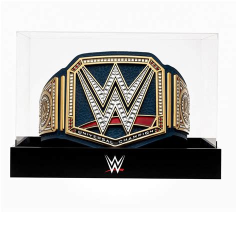 Official Wwe Authentic Championship Title Belt Deluxe Display Case