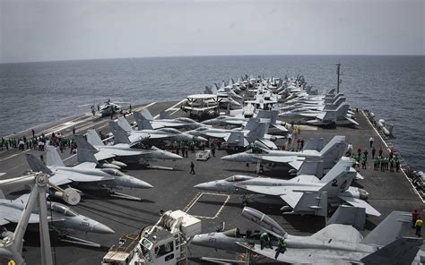 Us Aircraft Carrier Seen As Barometer Of Tensions With Iran The Times