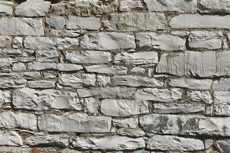 Gray Concrete Wall Limestone Wall Quarry Stone Wall Texture