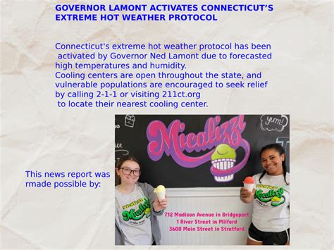 governor lamont activates connecticut s extreme hot weather protocol