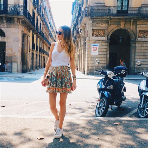 Summer Outfit Barcelona Spain Fashion Summer Outfits Travel Outfit