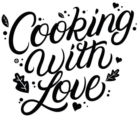 Cooking With Love Kitchen Quotes Kitchen Stickers Tenstickers