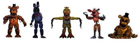 Fnaf 2 Withered Animatronics Edits By Will220 On Deviantart