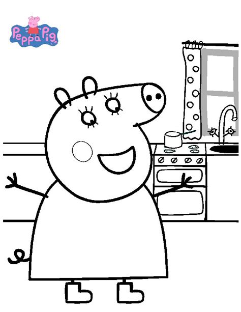 Peppa pig è un cartone animato britannico, rivolto a bambini in età prescolare. Disegni di Peppa Pig da Stampare e Colorare ...