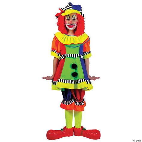 Girls Spanky Stripes Clown Costume Oriental Trading