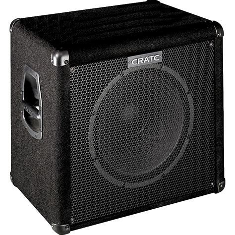 To give you an impression of the sound i recorded a basic loop with a shure sm57 from three different positions. Crate BT115E Bass Speaker Cabinet | Music123