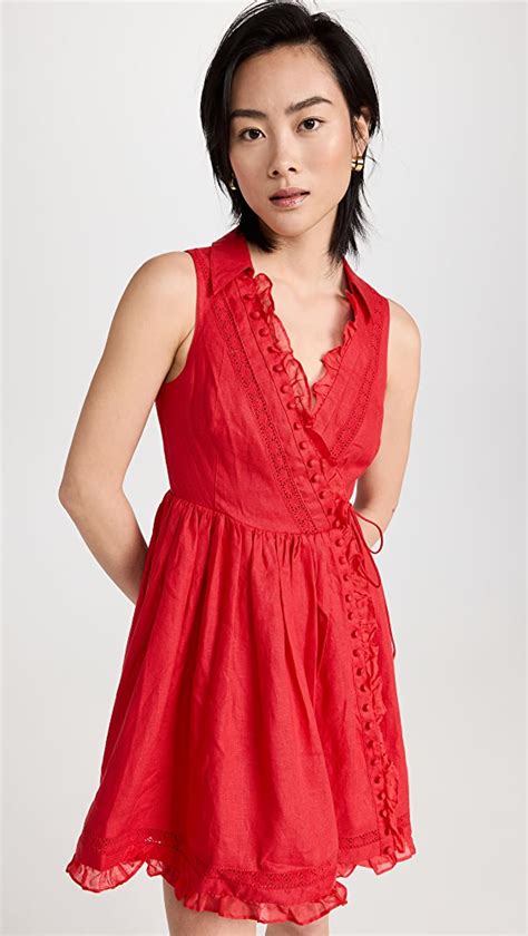 Joslin Amella Linen Mini Dress Shopbop