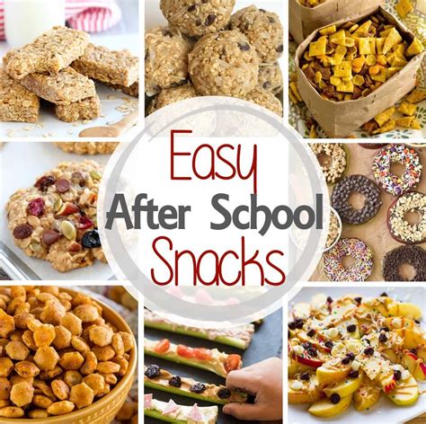 Easy Afternoon School Snacks Healthy Afternoon Snacks Snacks