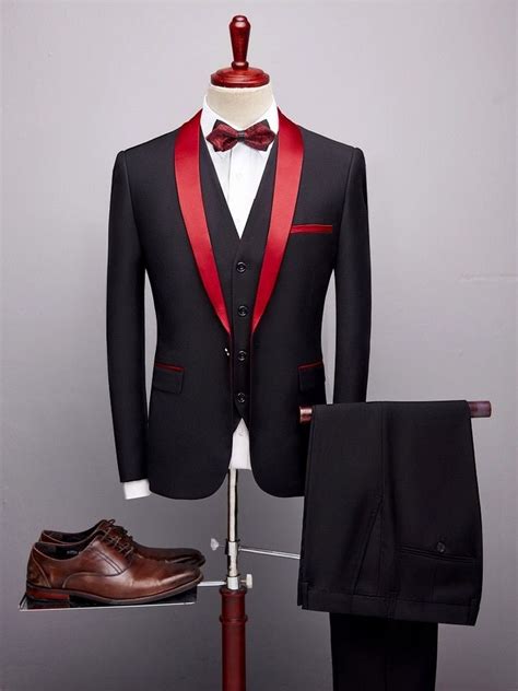 Kfhtb1u9i0azduk1rjy1zjq6zrafxaedesigners 2019 Black Red Tuxedo Men S