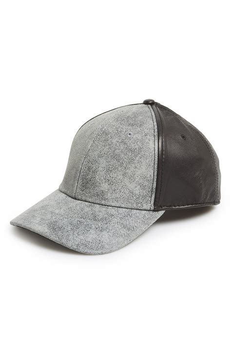 Gents Leather Baseball Cap Nordstrom