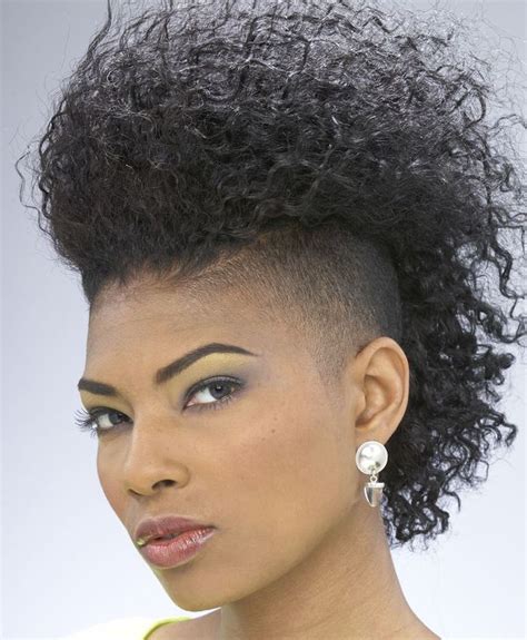 Top 13 Mohawk Hairstyles For Black Women Shoot Hair Loss