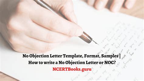 No Objection Letter Format Template How To Write A Noc Letter Vrogue
