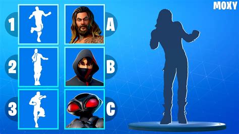 Guess The Dance And Skin Fortnite Challenge By Moxy Youtube
