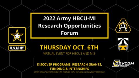2022 Army Hbcu Mi Research Opportunities Forum Linkedin