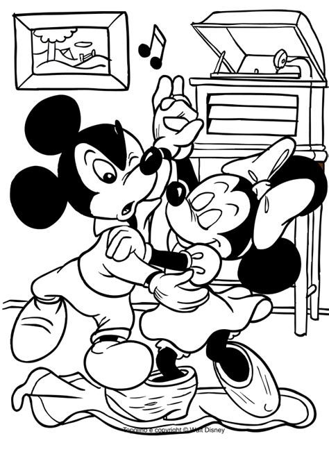 Triazs Dibujo De Mickey Mouse Y Minnie A5d