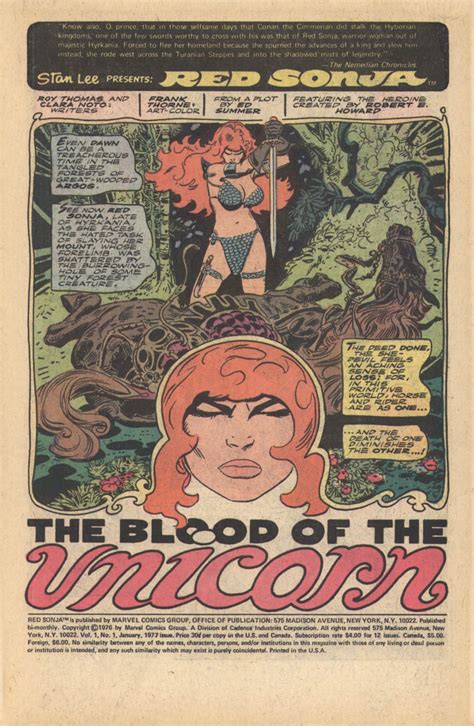 Red Sonja Marvel Read All Comics Online