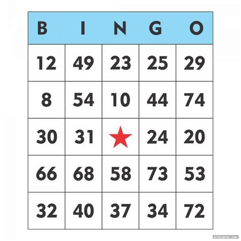 1 75 Printable Bingo Cards Printable Bingo Cards
