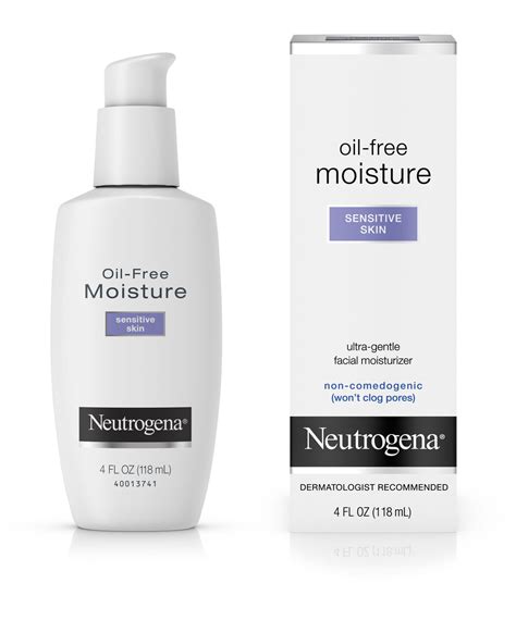 Oil Free Moisture Moisturizer For Sensitive Skin Neutrogena®
