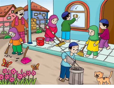 25+ Gambar Orang Kerja Bakti, Ide Terkini!