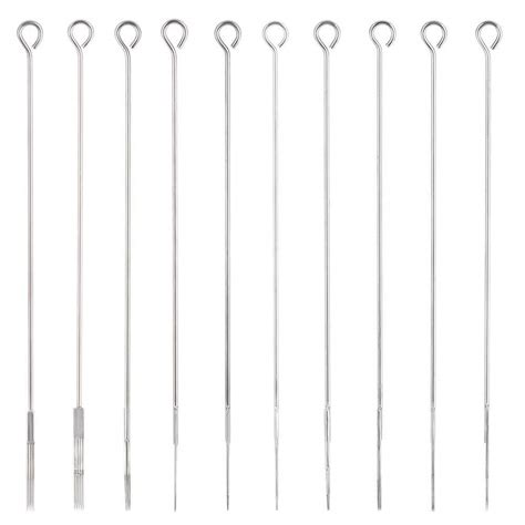 50pcs Assorted Disposable Stainless Steel Sterilized Tattoo Needles