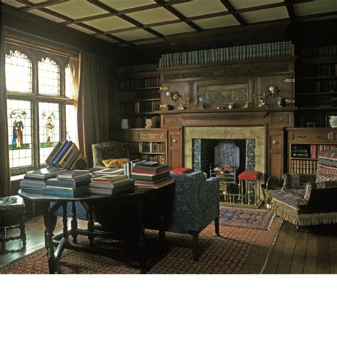 The Library At Wightwick Manor Converted From The Dining Room In 1893