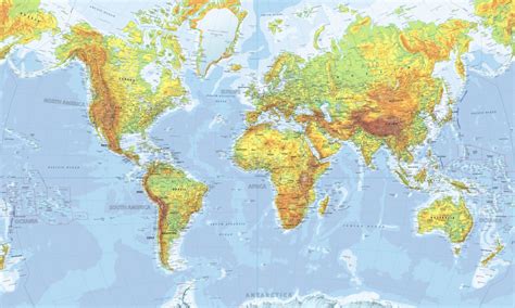 Topographic Map Of The World Maps Location Catalog Online