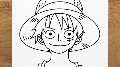 Como Dibujar A Luffy One Piece Paso A Paso Facil