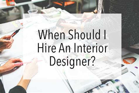 When Should I Hire An Interior Designer Jo Chrobak