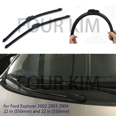 Wiper Blade For Ford Explorer 1991~2016 2222 Car Windscreen No Bone