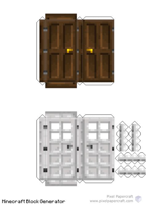 Pixel Papercraft Doors 3d 119 The Wild Update