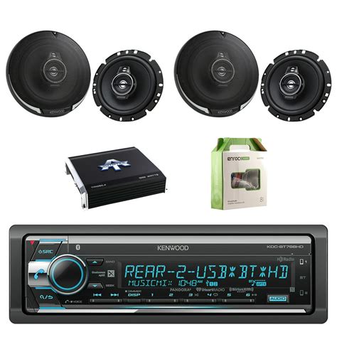 Kenwood Single Din Cdamfm Car Audio Receiver Wbluetooth With Kenwood