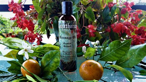 Tropical Orchard Massage Oil Bath And Body Oil Alohatherapy
