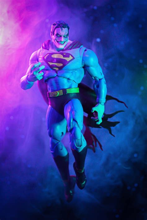 Superman Infected With The Joker Poison Ractionfigures