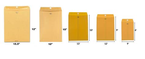 Clasp Envelopes Assorted Sizes
