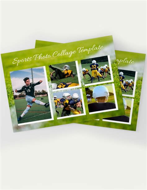 Sports Photo Collage Template In Word Psd Download