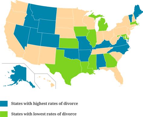 48 divorce statistics in 2020 in america including divorce rate