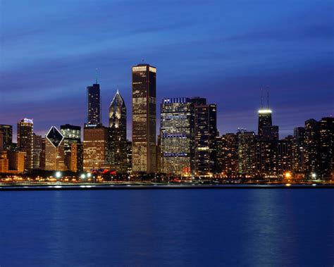 Chicago Skyline Photography Art Photo Print 8x10 Picture Etsy