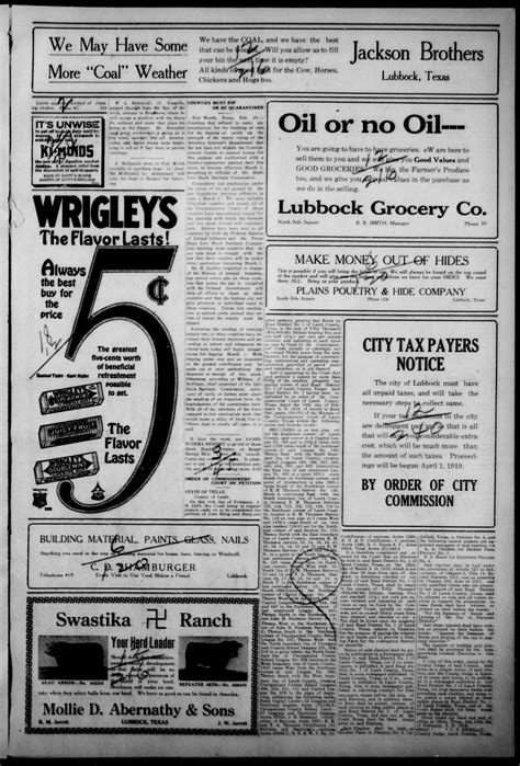 The Avalanche. (Lubbock, Texas), Vol. 19, No. 35, Ed. 1 Thursday