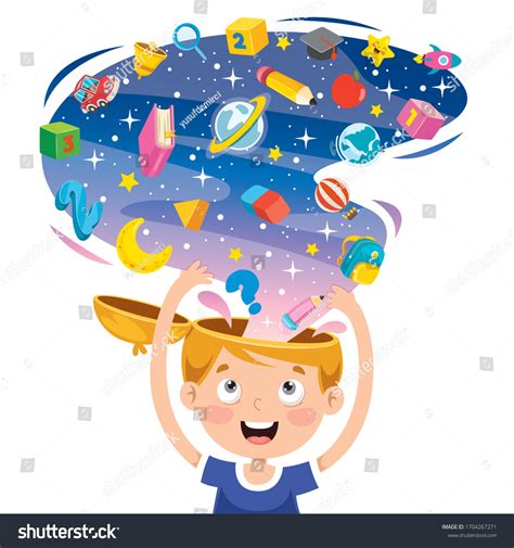 Concept Drawing Creative Thinking Stock Vector Royalty Free
