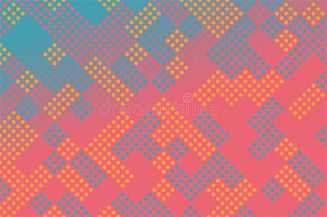 Colorful Gradient Geometrical Dot Pattern Background Design Stock