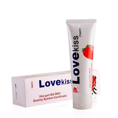 Love Kiss 100ml Strawberry Creamedible Lubricantpersonal Lubricant