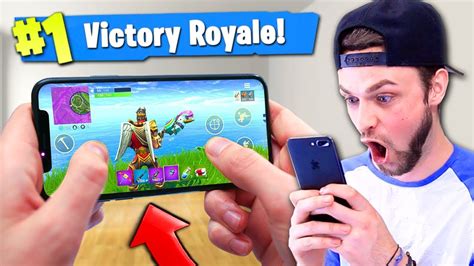 New Mobile Fortnite Battle Royale Gameplay Victory Royale Youtube