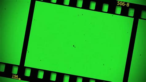 Film Strip Green Screen 4k Loop 5 Video Youtube